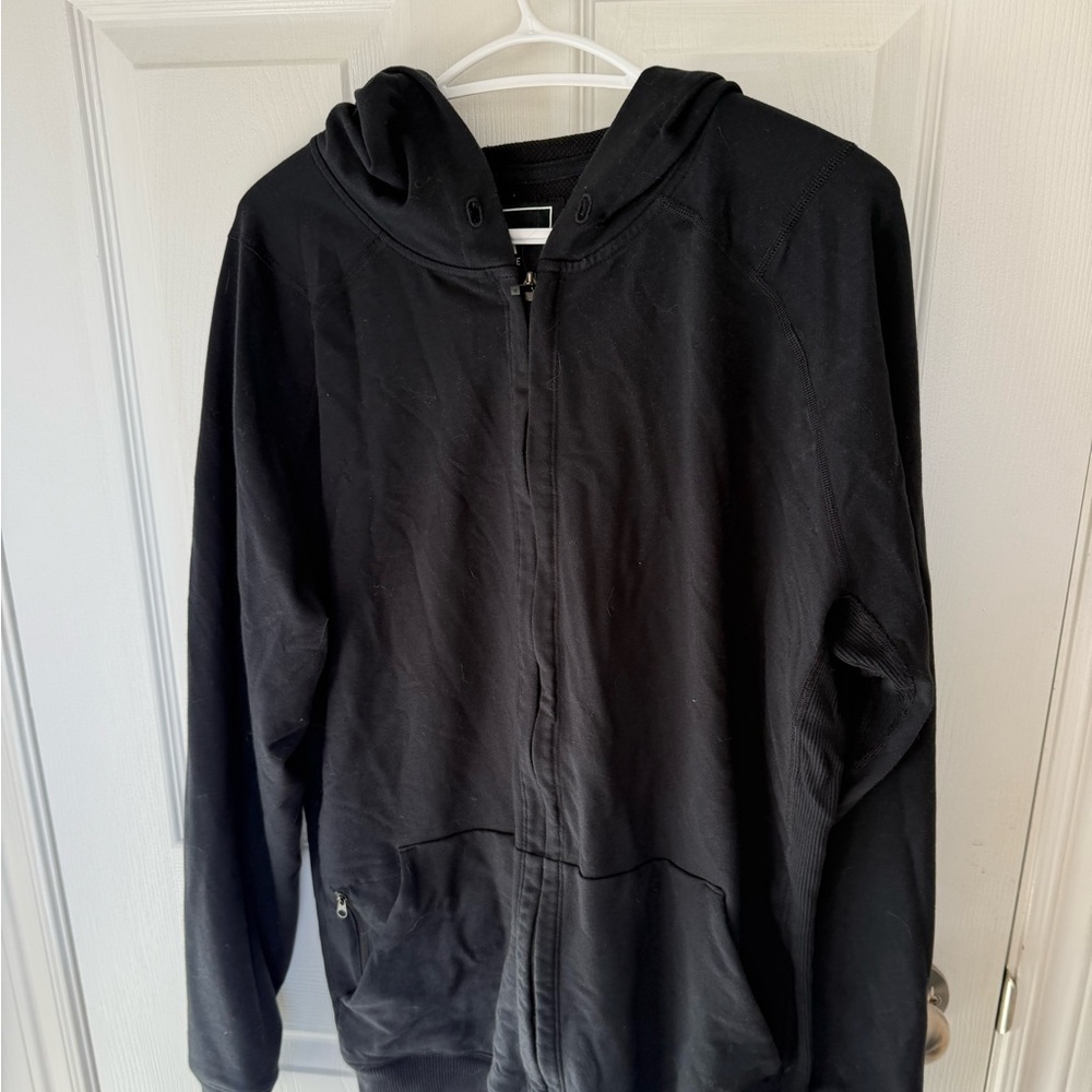 Saxx Black Zip-Up Hoodie